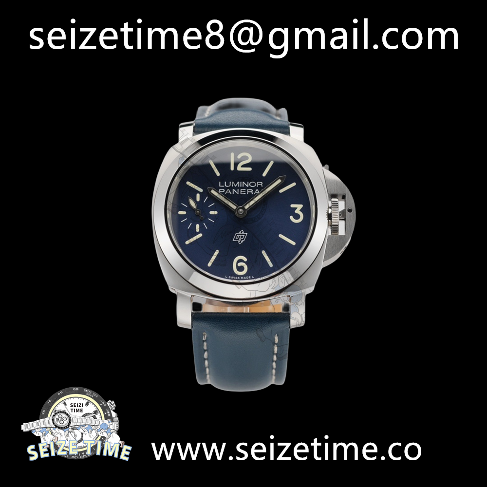 Luminor Blu Mare 44mm PAM01085 SS Blue Dial on Leather Strap HWF A6497