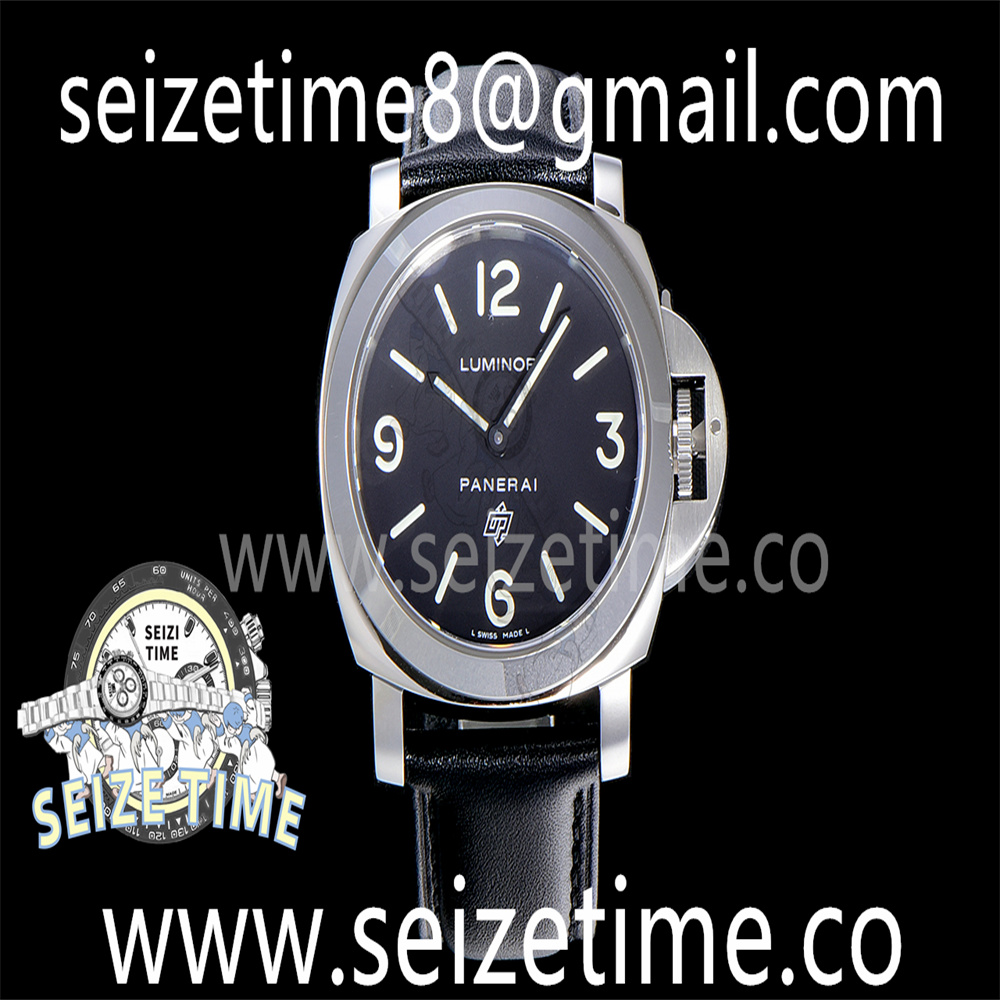 Luminor "Zero" 44mm PAM000 SS Black Dial on Leather Strap HWF A6497