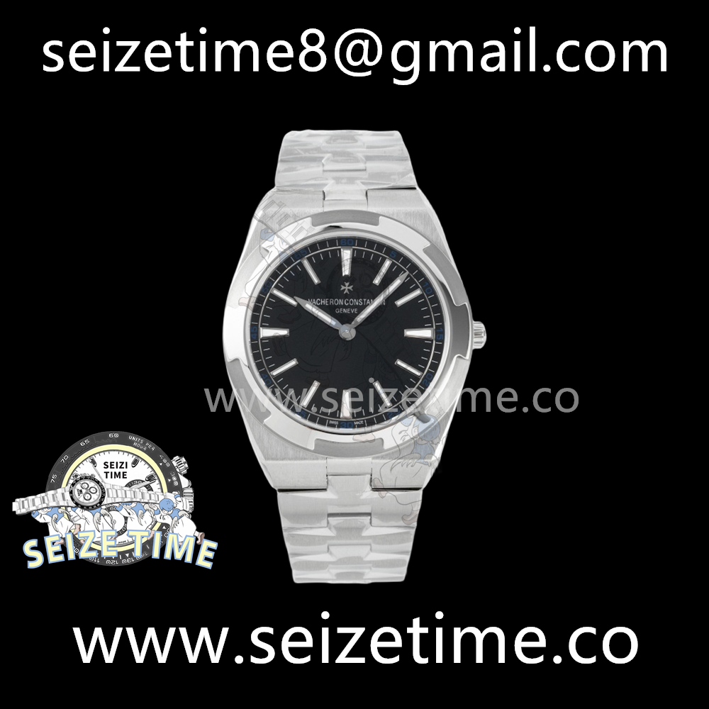 Overseas Ultra-Thin 2000V V8F Best Edition Black Dial on SS Bracelet A1120