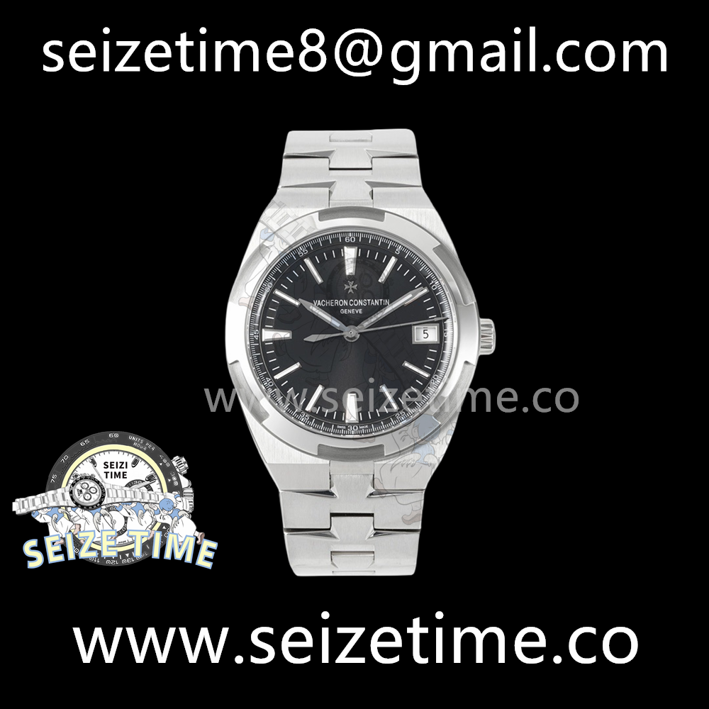 Overseas 4500V SS Black Dial on SS Bracelet ZF MY9015 Cal5100
