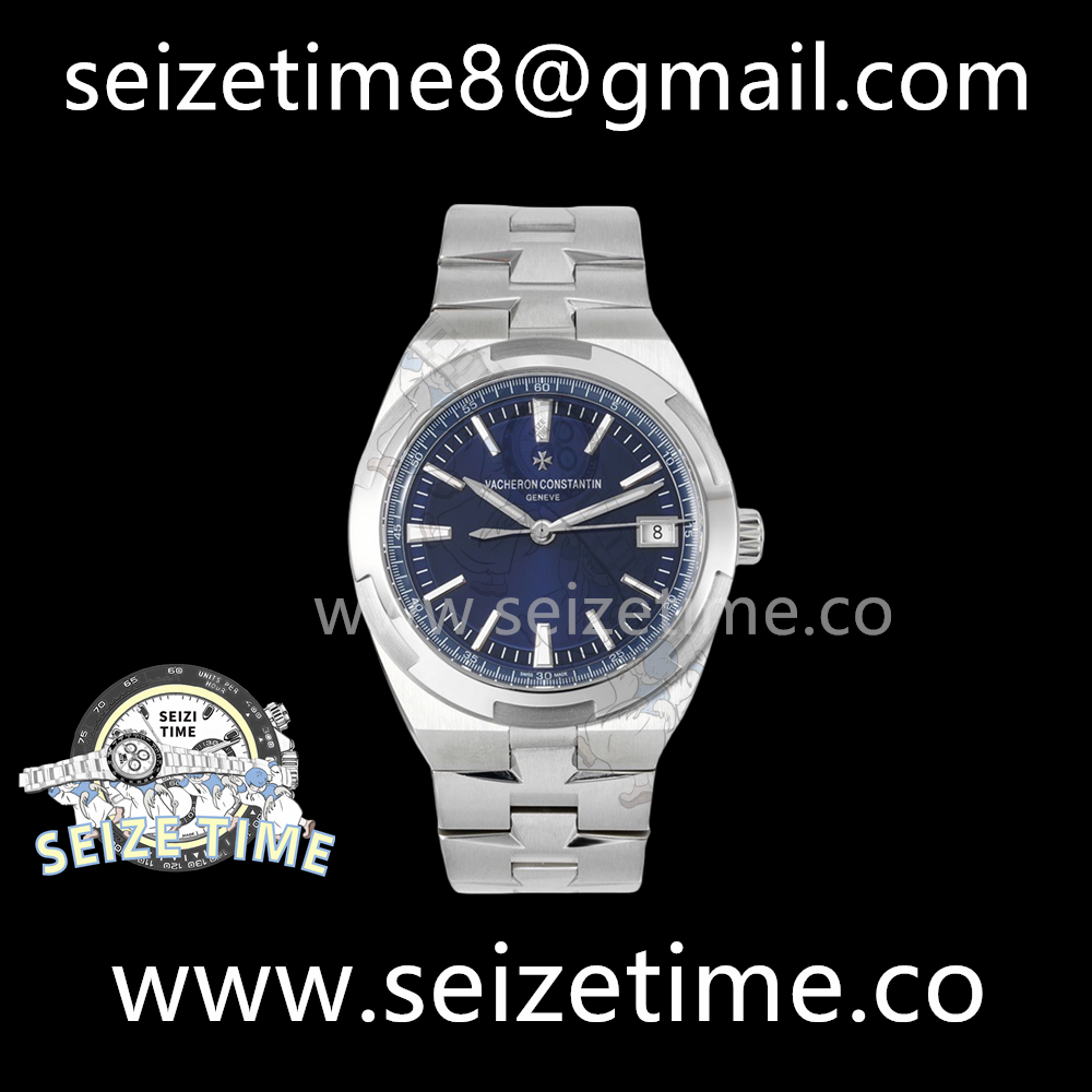 Overseas 4500V SS Blue Dial on SS Bracelet ZF MY9015 Cal5100