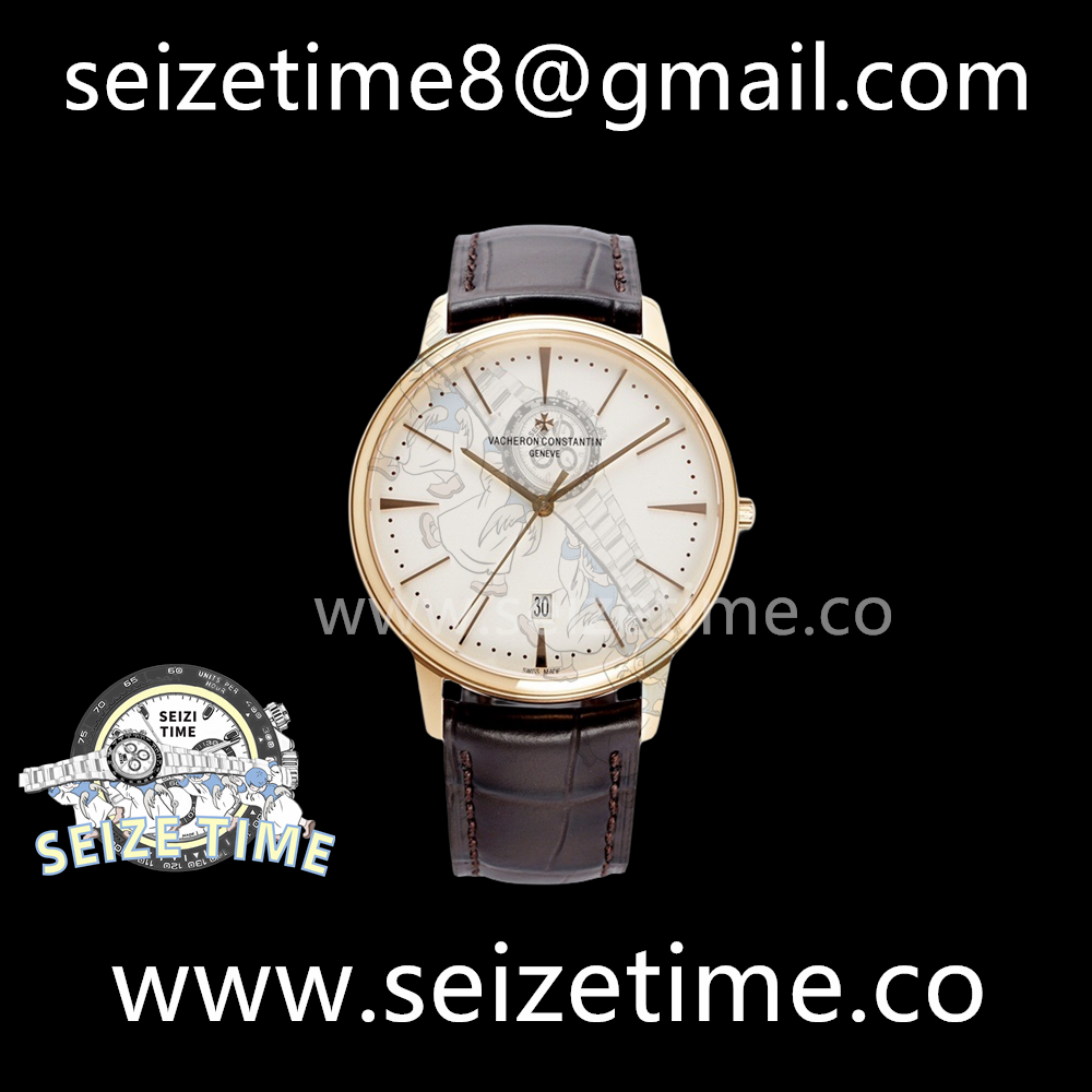 Patrimony Ref 85180 RG White Dial on Leather Strap PPF MY9015