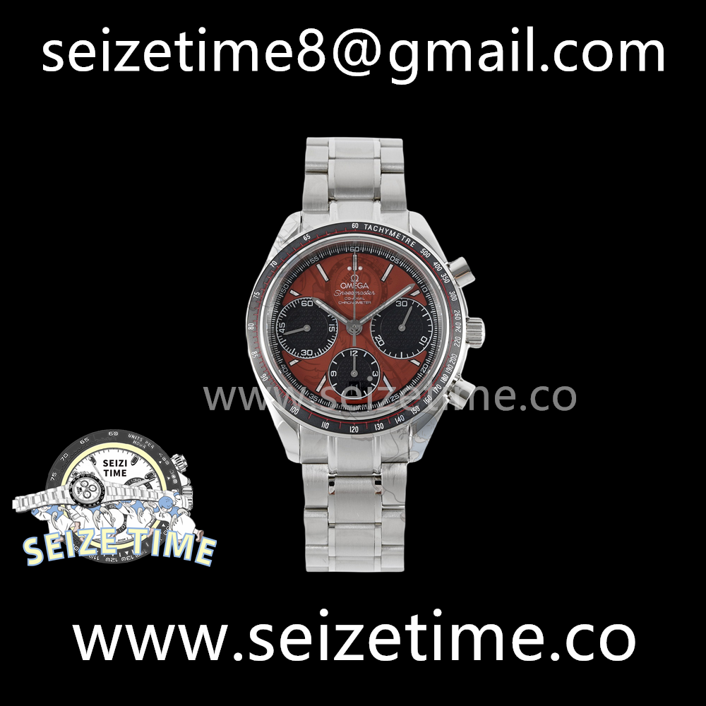Speedmaster Racing Chronograph 40mm SS Red Dial on SS Bracelet HKF C3330