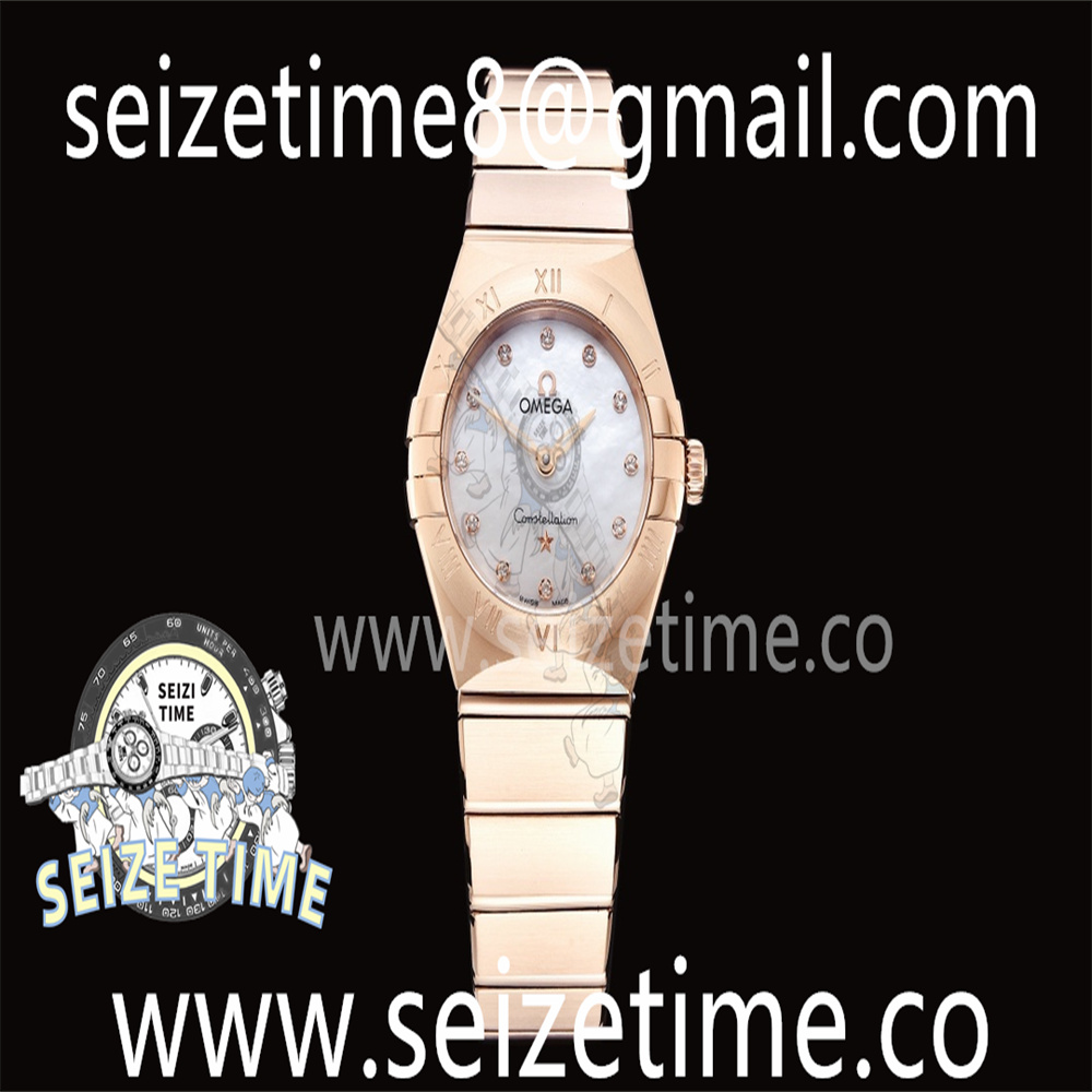 Constellation Quartz 25mm RG White MOP Dial on RG Bracelet GF Sw Qtz