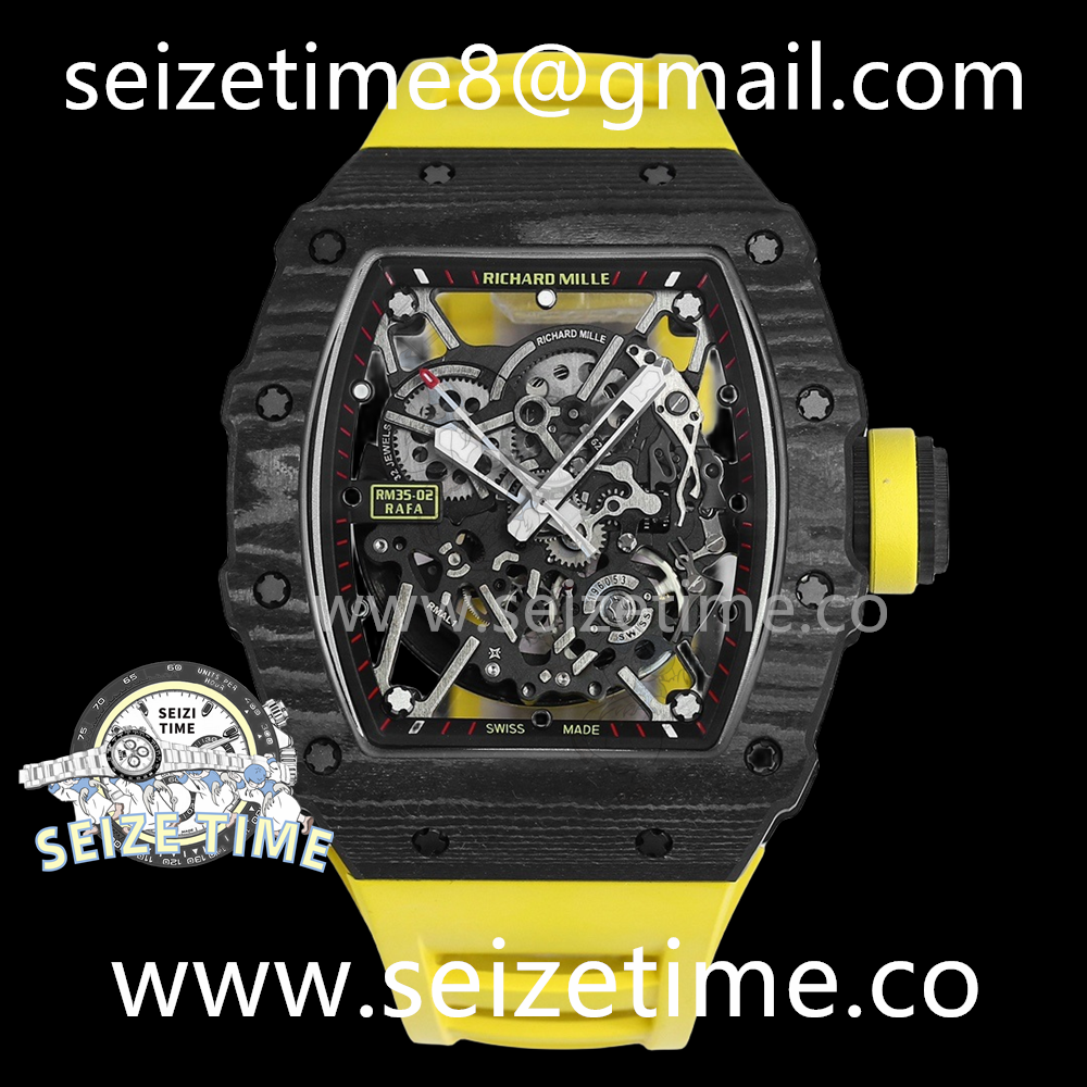 RM35-02 "Rafael Nadal" NTPT Skeletonal Dial on Rubber Strap BBR NH05A