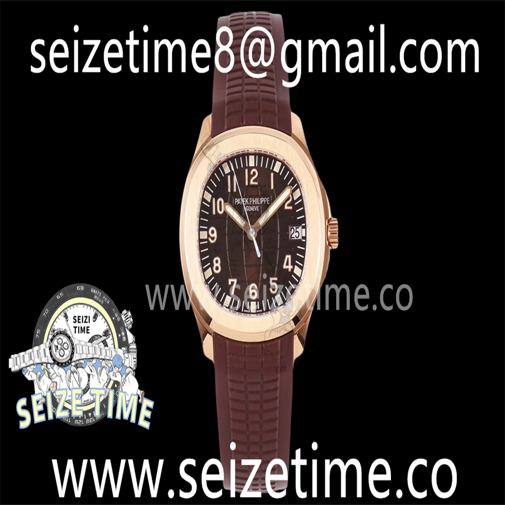 Aquanaut 5167R RG ZF 1:1 Best Edition Brown Dial on Brown Rubber Strap 324CS