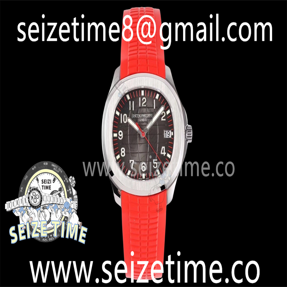 Aquanaut 5167A Singapore Edition SS ZF 1:1 Best Edition Red Second Hand on Red Rubber Strap 324CS