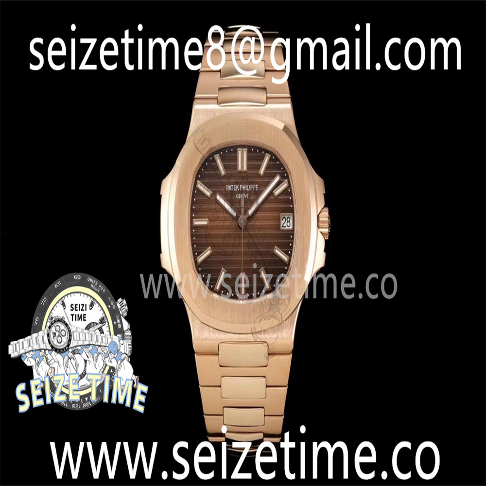 Nautilus 5711 RG Brown Dial on RG Bracelet 3KF V2 Asia 324