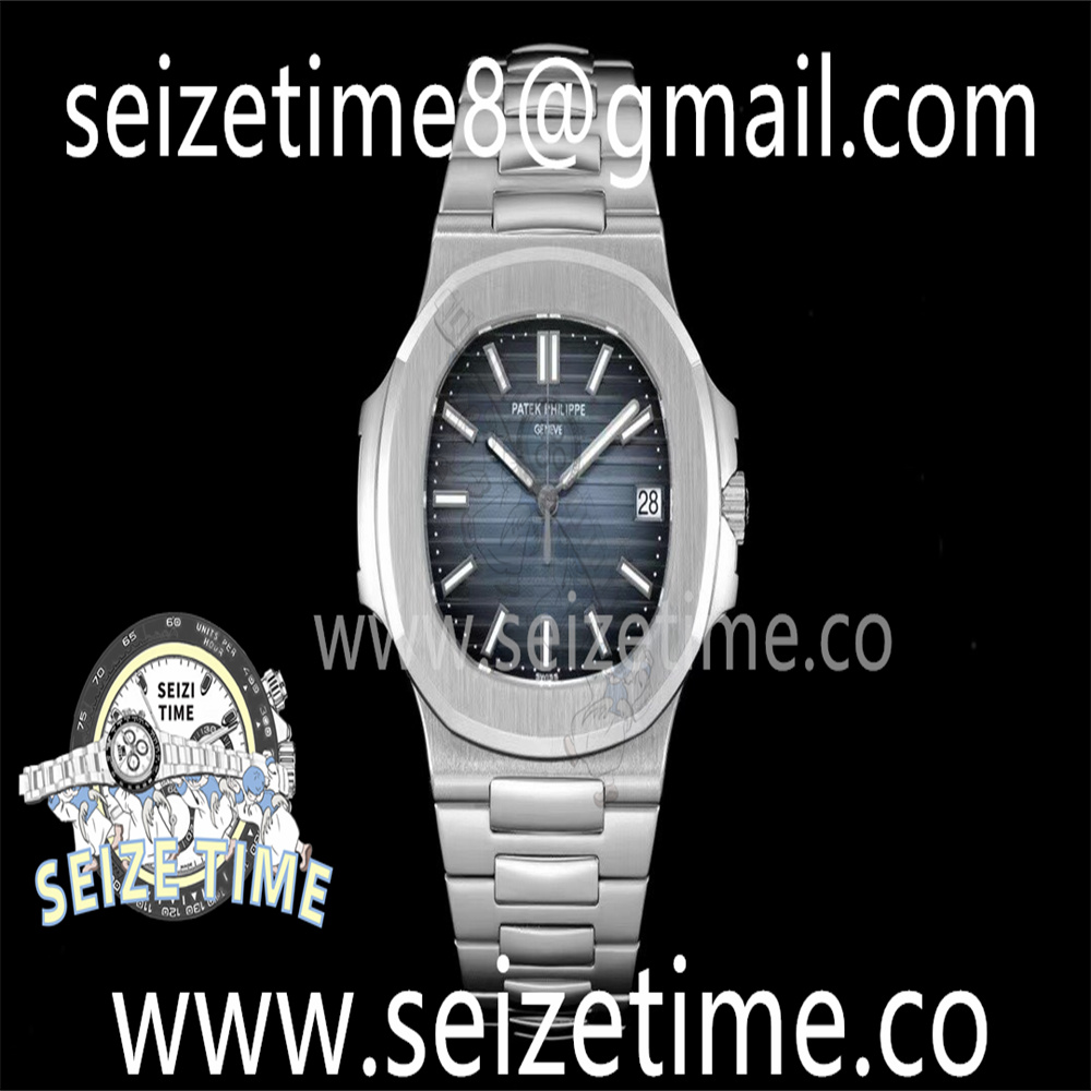 Nautilus 5711/1A 3KF 1:1 Best Edition Blue Textured Dial on SS Bracelet A324 V3
