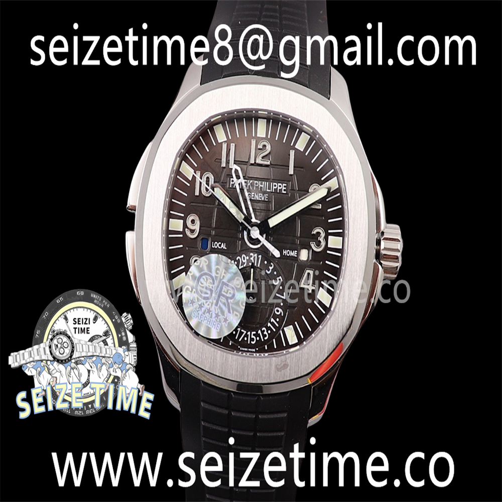 Aquanaut 5164A SS GRF Best Edition Gray Dial on Black Rubber Strap A324 V2