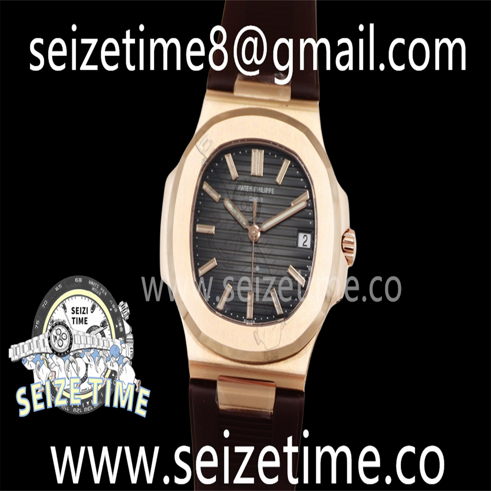 Nautilus 5711 RG Grey Dial on Rubber Strap GRF V2 324CS