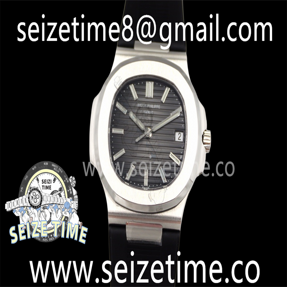 Nautilus 5711 SS Grey Dial on Rubber Strap GRF V2 324CS