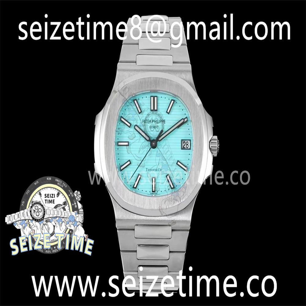 Nautilus 5711 "Tiffany & Co" 3KF 1:1 Best Edition Tiffany Blue Dial on SS Bracelet A324 V3