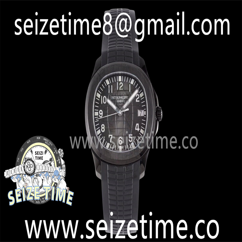 Aquanaut Black Venom DLC ZF 1:1 Best Edition Black Dial on Black Rubber Strap 324CS