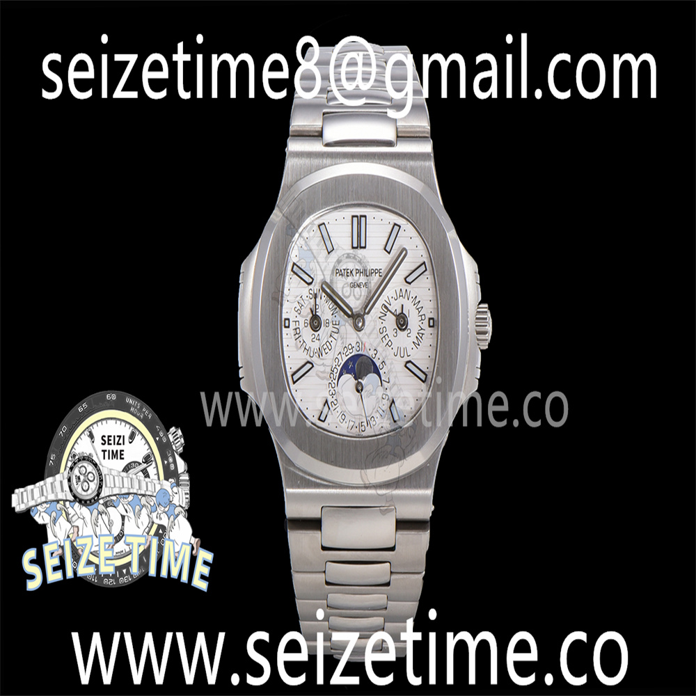 Nautilus 5740 SS GRF Best Edition White Dial on SS Bracelet A240