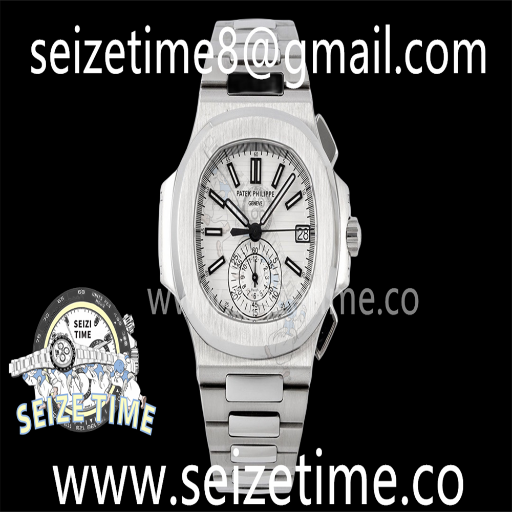 Nautilus 5980 SS PPF Best Edition White Dial on SS Bracelet A28-520