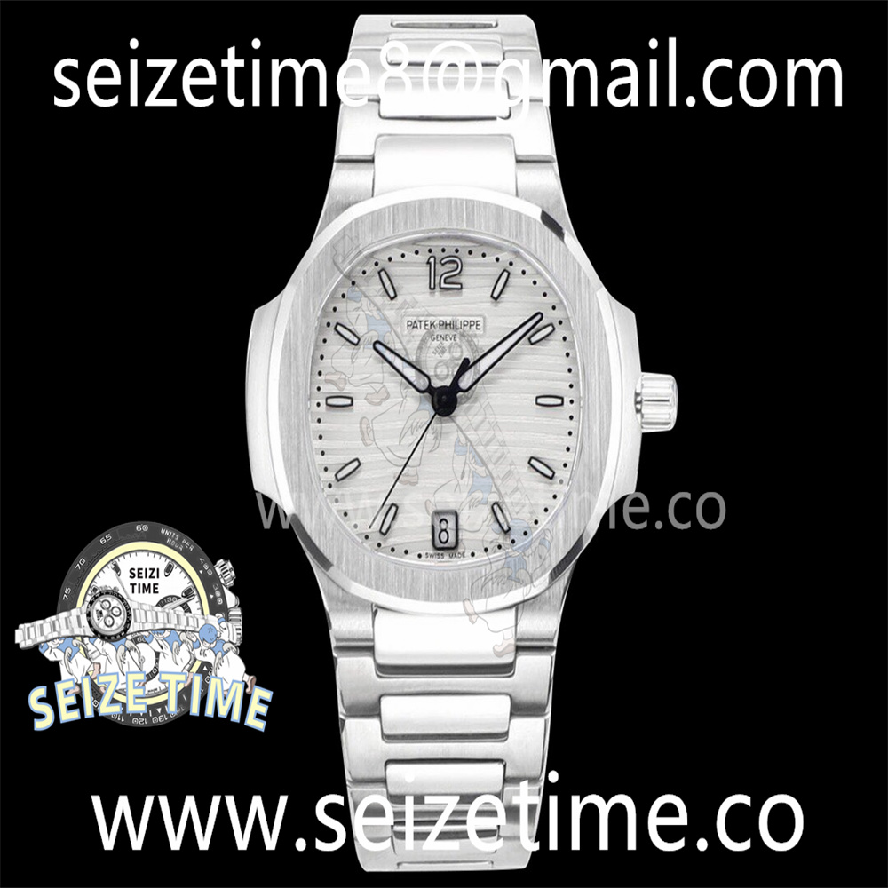 Nautilus 7118 Ladies 3KF 1:1 Best Edition White Dial on SS Bracelet A324 Super Clone $548.00