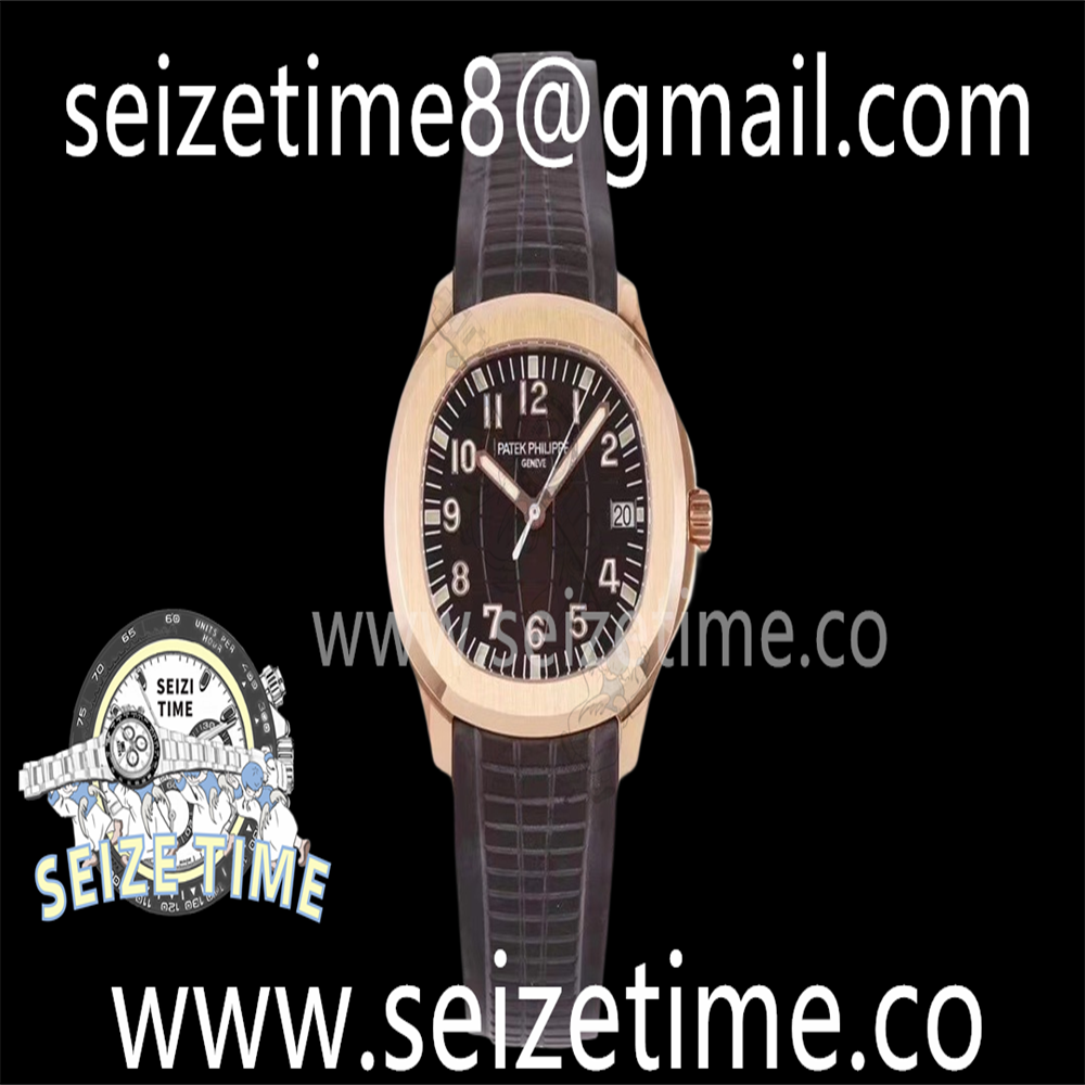 Aquanaut 5167R RG 3KF Best Edition Brown Dial on Brown Rubber Strap A324 V3