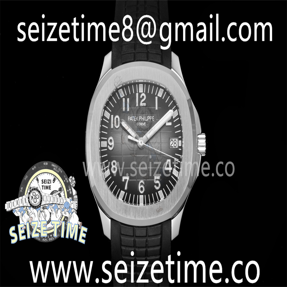 Aquanaut 5167 SS 3KF Best Edition Gray Dial on Black Rubber Strap A324 V3