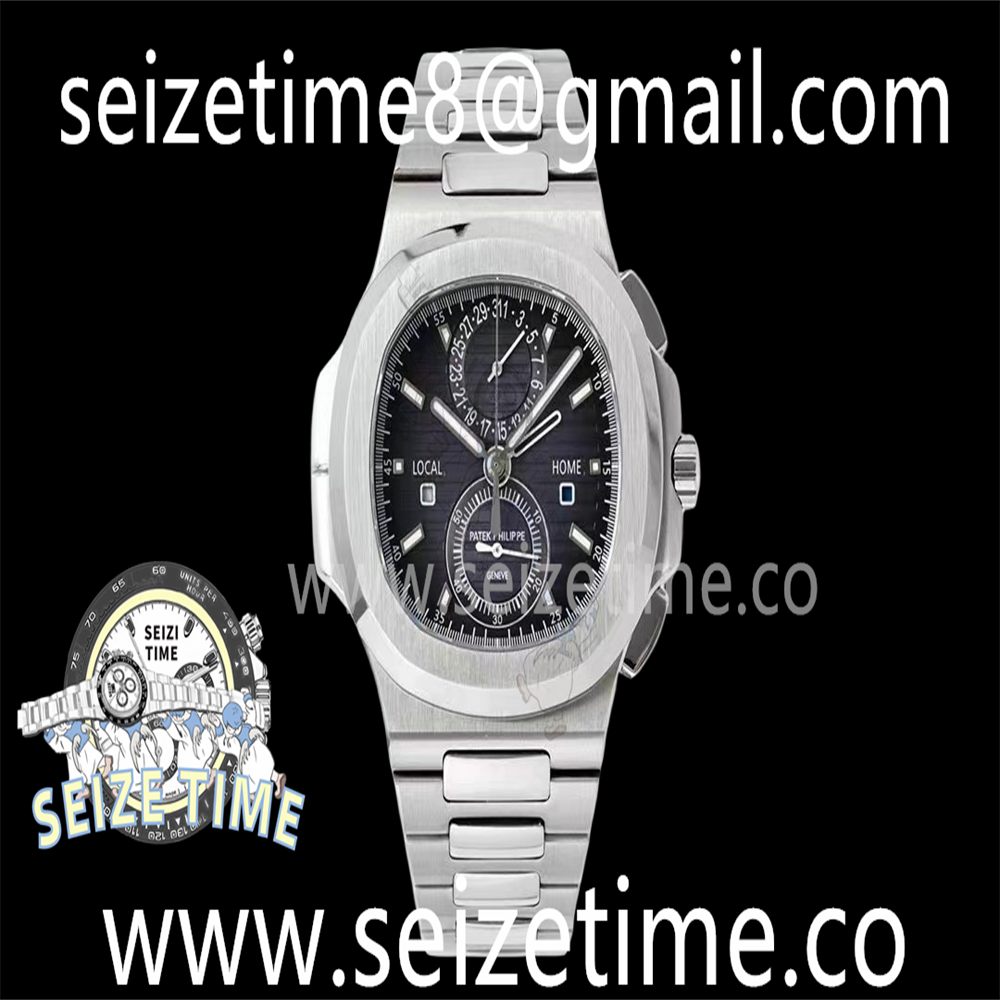 Nautilus 5990 SS SPPF 1:1 Best Edition Gray Dial on SS Bracelet A28-520