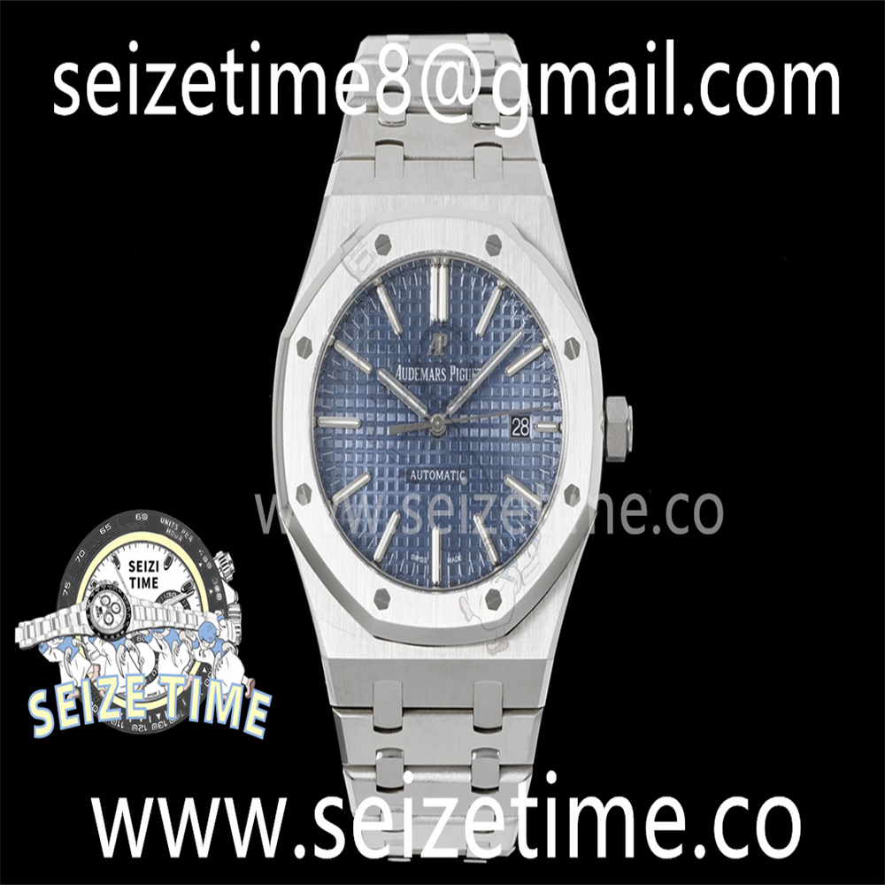Royal Oak  41mm 15400 SS RSF 1:1 Best Edition Blue Dial on SS Bracelet A3120