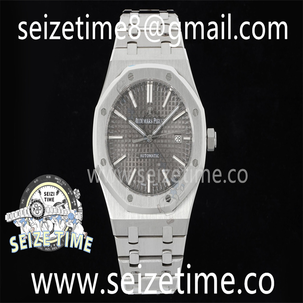 Royal Oak  41mm 15400 SS RSF 1:1 Best Edition Grey Dial on SS Bracelet A3120