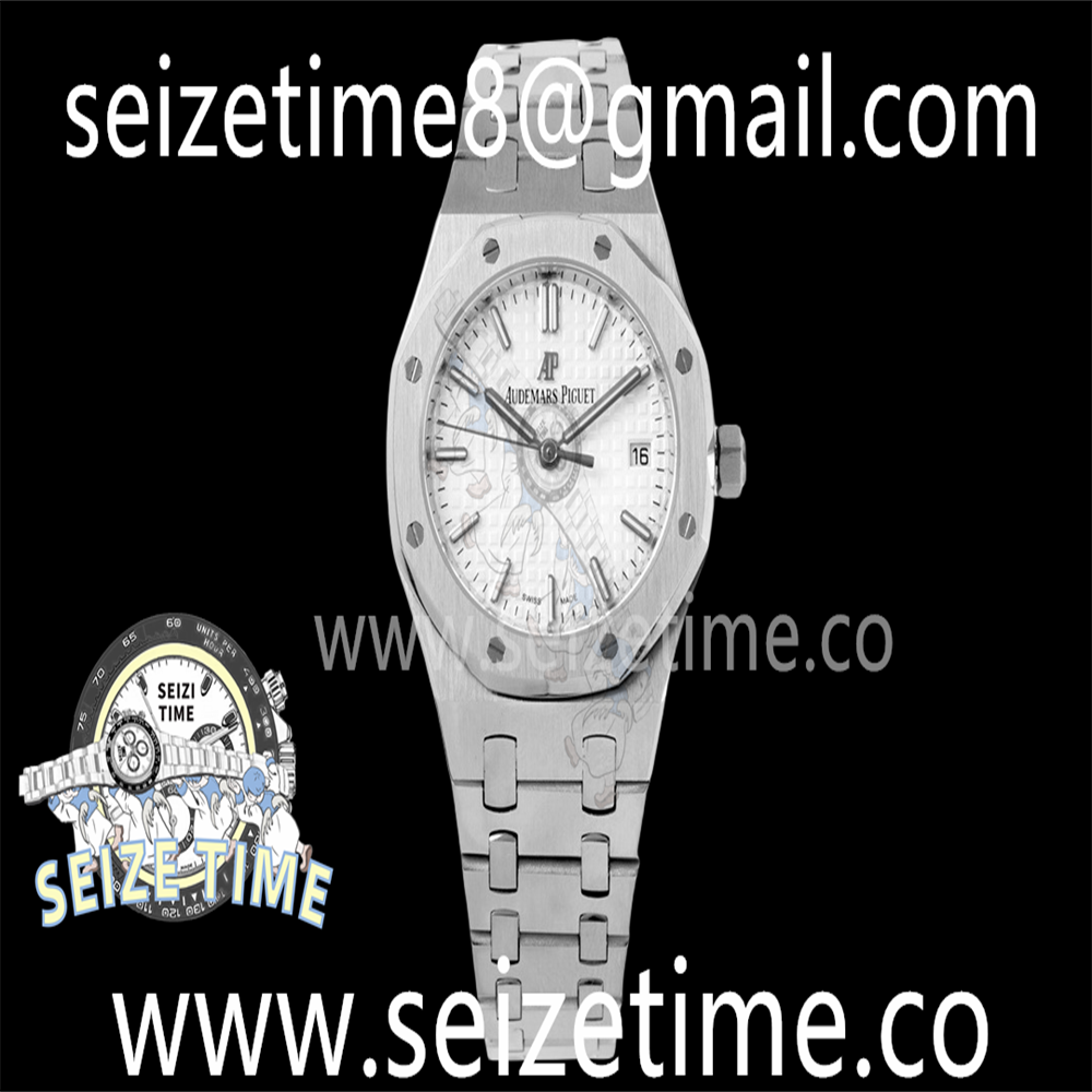 Royal Oak 34mm SS BF Best Edition White Dial on SS Bracelet A5800