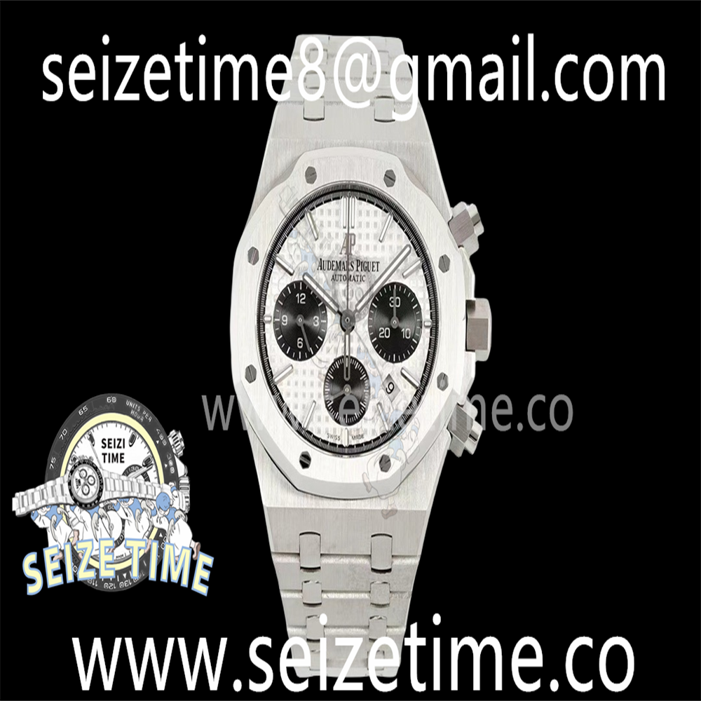 Royal Oak Chrono 26331 SS IPF 1:1 Best Edition White/Black Dial on SS Bracelet A7750