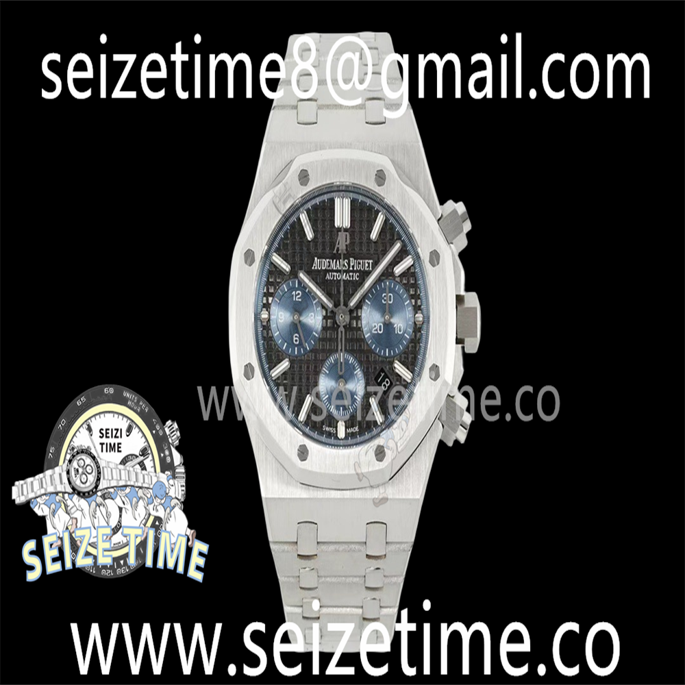 Royal Oak Chrono 26331 SS IPF 1:1 Best Edition Gray/Blue Dial on SS Bracelet A7750