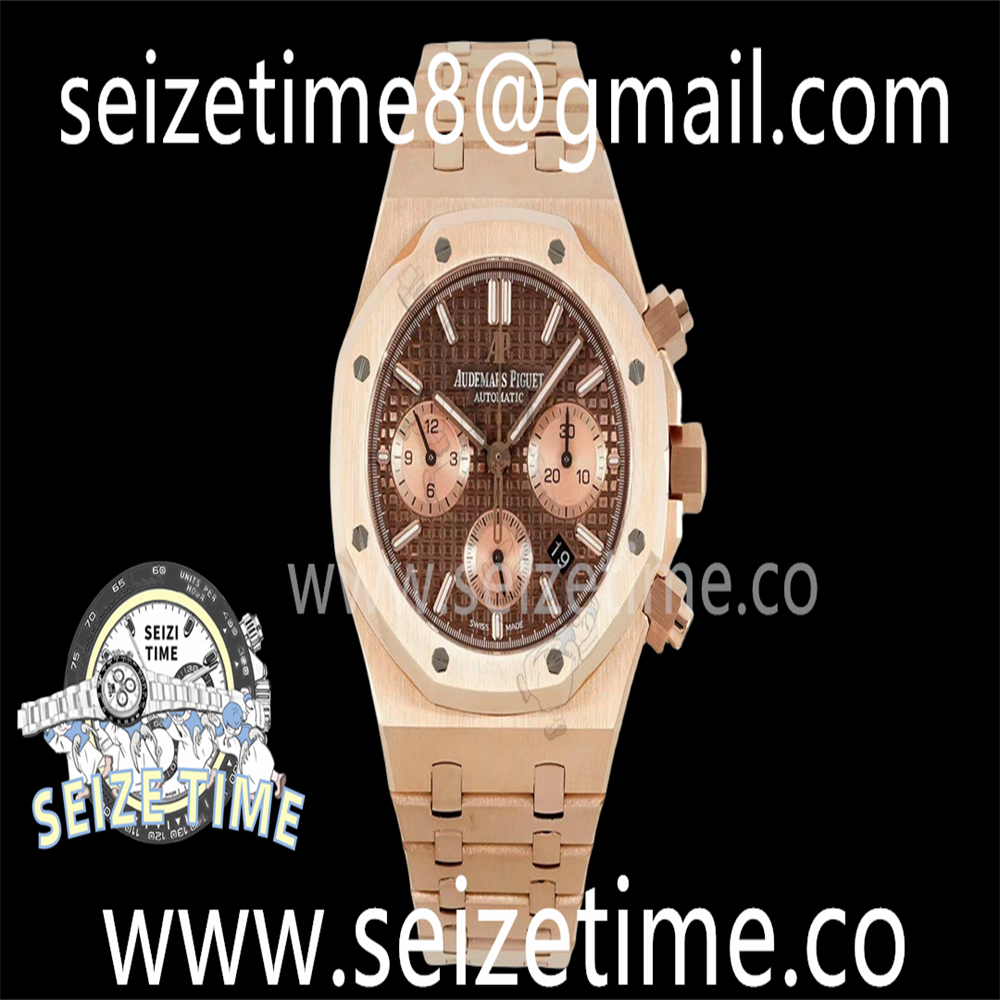 Royal Oak Chrono 26331 RG IPF 1:1 Best Edition Brown/RG Dial on RG Bracelet A7750