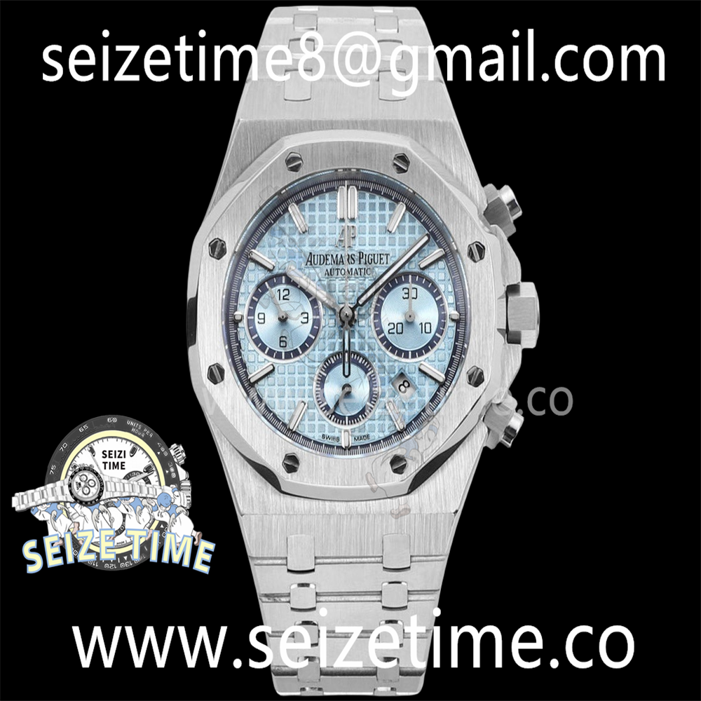 Royal Oak Chrono 26331 SS DBF 1:1 Best Edition Blue Dial on SS Bracelet A7750