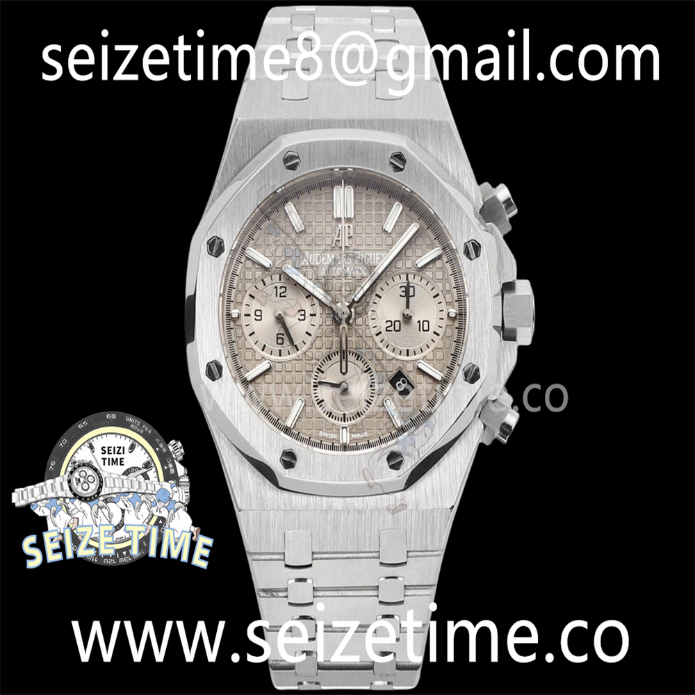 Royal Oak Chrono 26331 SS DBF 1:1 Best Edition Grey Dial on SS Bracelet A7750