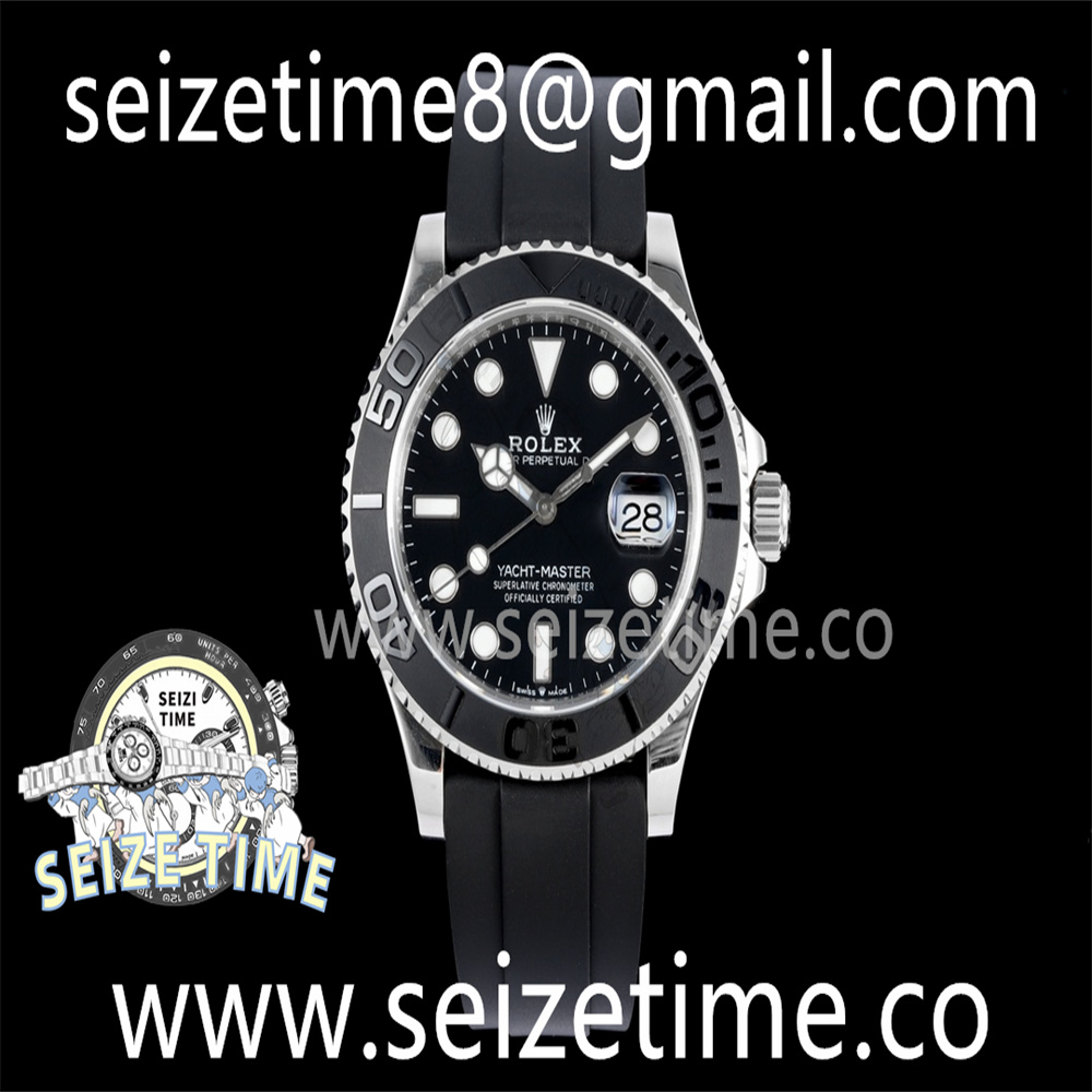 Yacht-Master 42mm 226659 DIW 1:1 Best Edition 3D Black Ceramic Bezel on Oysterflex Strap VR3235