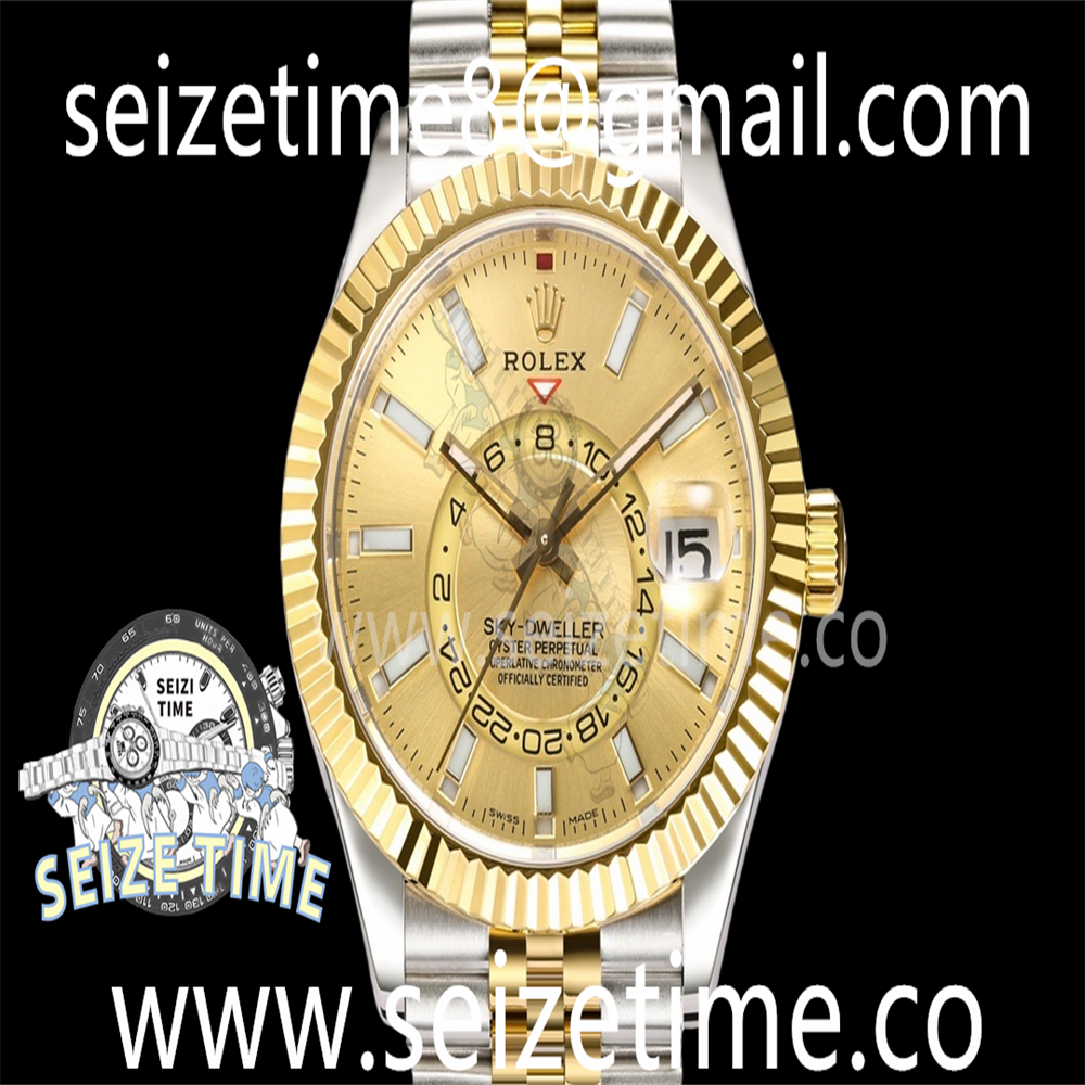 Skydweller SS/YG Noob Best Edition YG Dial on SS/YG Jubilee Bracelet A23J