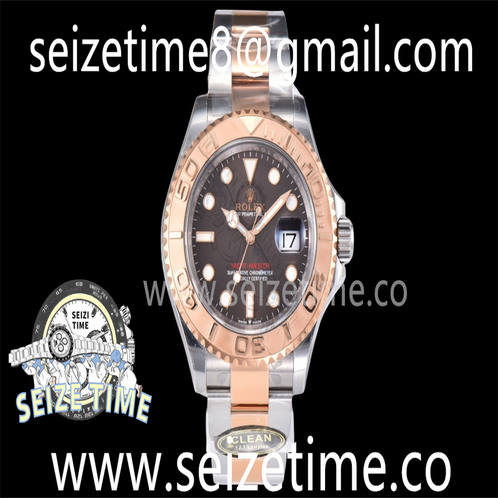 Yacht-Master 126621 SS/RG Clean 1:1 Best Edition Brown Dial on SS/RG Bracelet VS3235