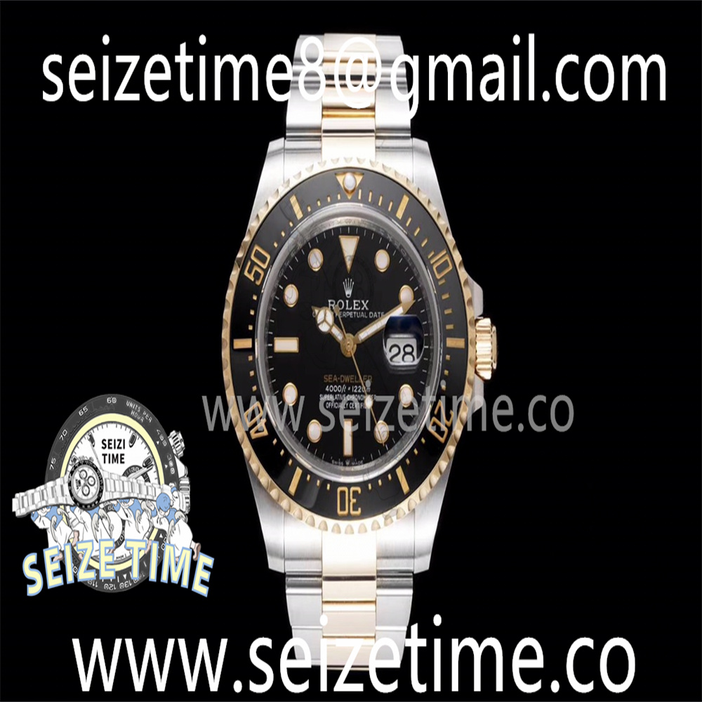 Sea-Dweller Two Tone SS/YG 126603 GMF Best Edition Black Dial on SS/YG Bracelet VR3235
