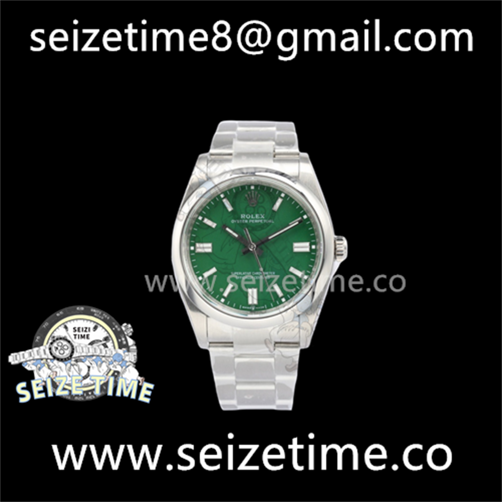 Oyster Perpetual 36mm 126000 SS EWF Best Edition Green Dial on SS Oyster Bracelet A3230