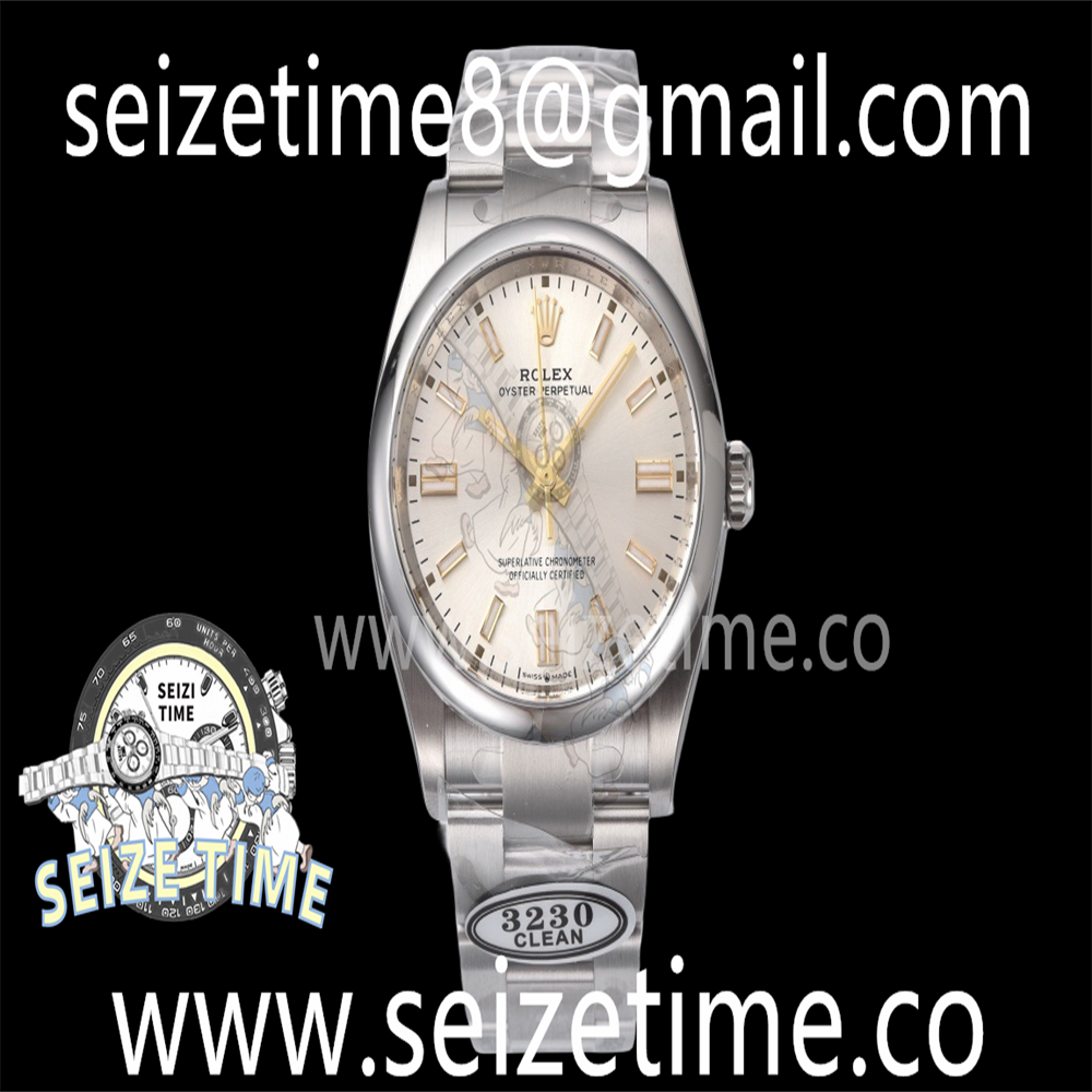 Oyster Perpetual 36mm 126000 904L SS Clean 1:1 Best Edition Silver Dial Sticks on SS Oyster Bracelet VR3230