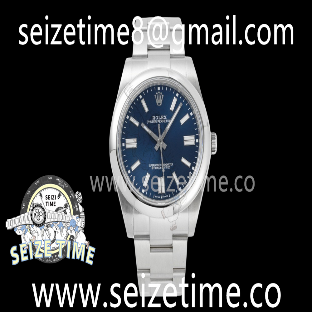 Oyster Perpetual 41mm 124300 GMF 1:1 Best Edition 904L Steel Blue Dial on SS Bracelet VR3230 V2
