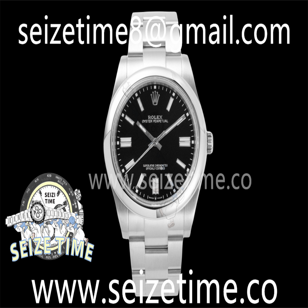 Oyster Perpetual 41mm 124300 GSF 1:1 Best Edition 904L Steel Black Dial on SS Bracelet A2824