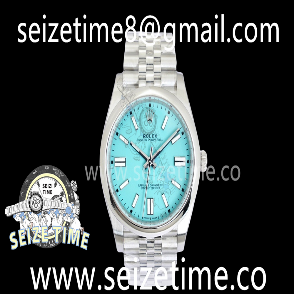 Oyster Perpetual 41mm 124300 EWF Best Edition Tiffany Blue Dial on SS Jubilee Bracelet A3230