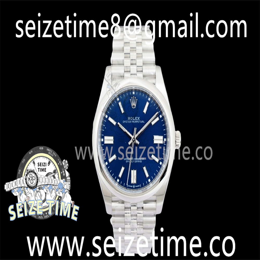 Oyster Perpetual 41mm 124300 EWF Best Edition Blue Dial on SS Jubilee Bracelet A3230