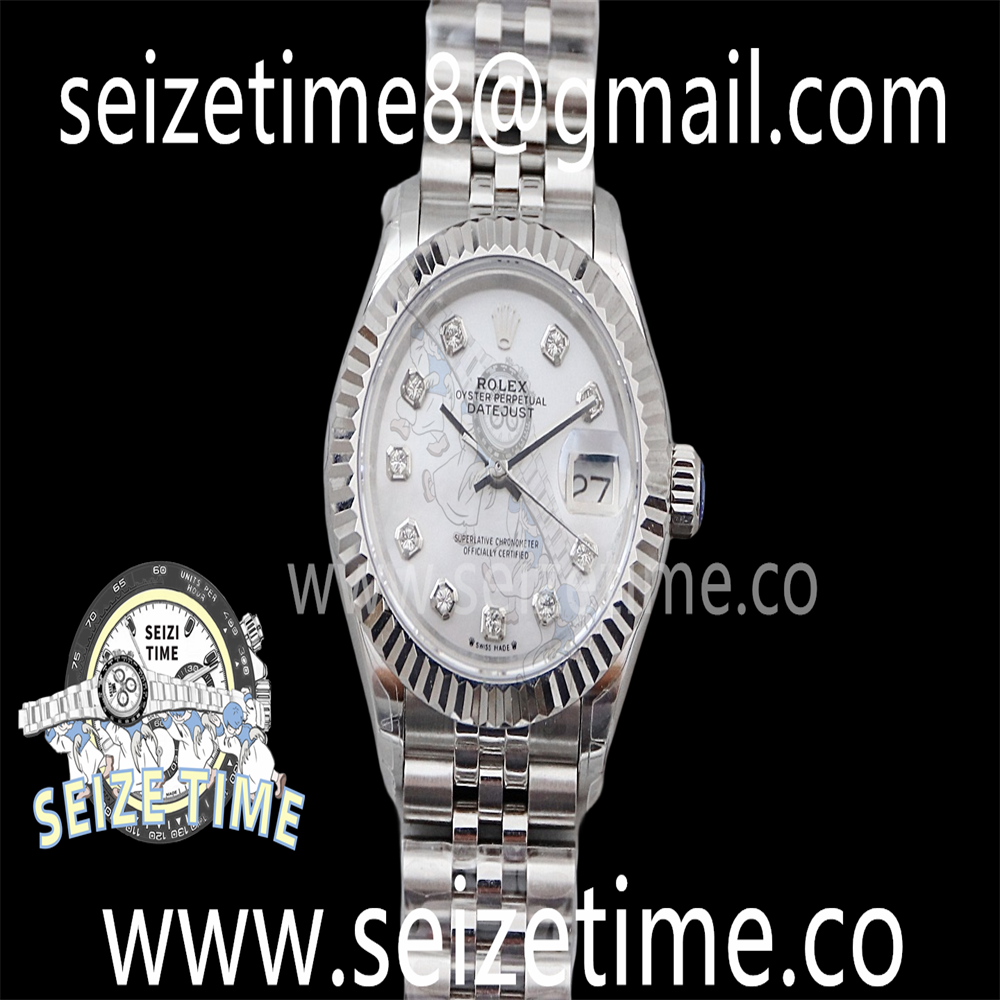 Datejust 28mm 904L SS TWSF White MOP Dial on SS Jubilee Bracelet