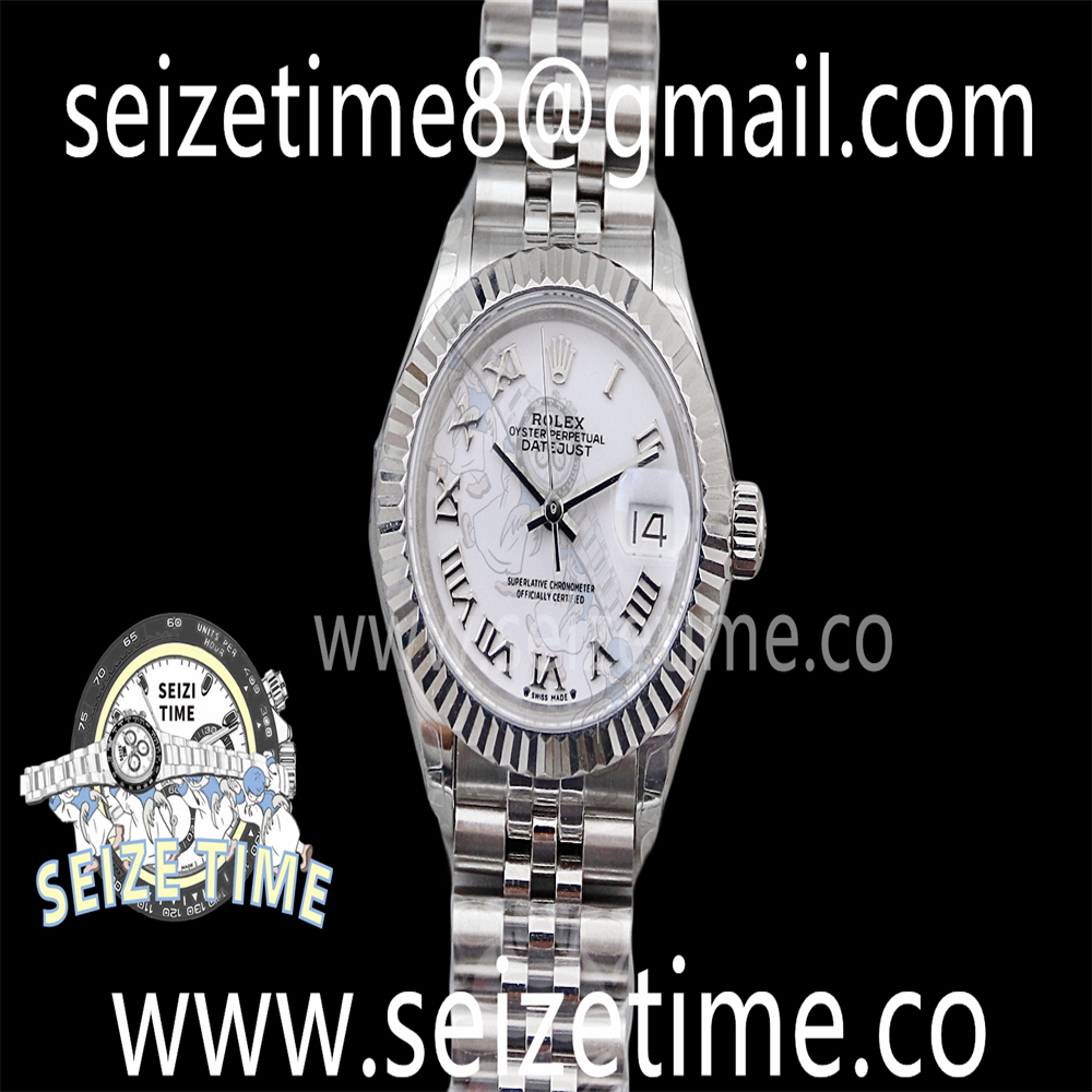 Datejust 28mm 904L SS TWSF White Dial on SS Jubilee Bracelet