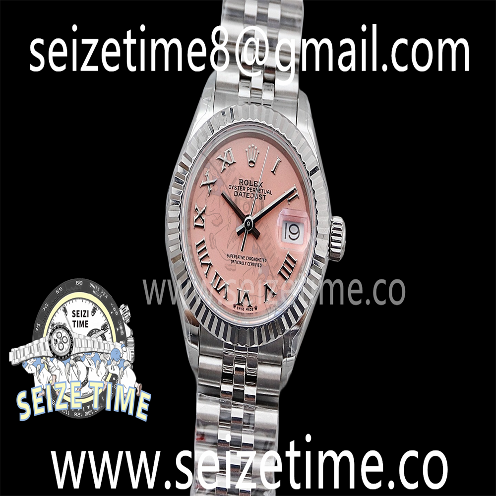 Datejust 28mm 904L SS TWSF Pink Dial on SS Jubilee Bracelet