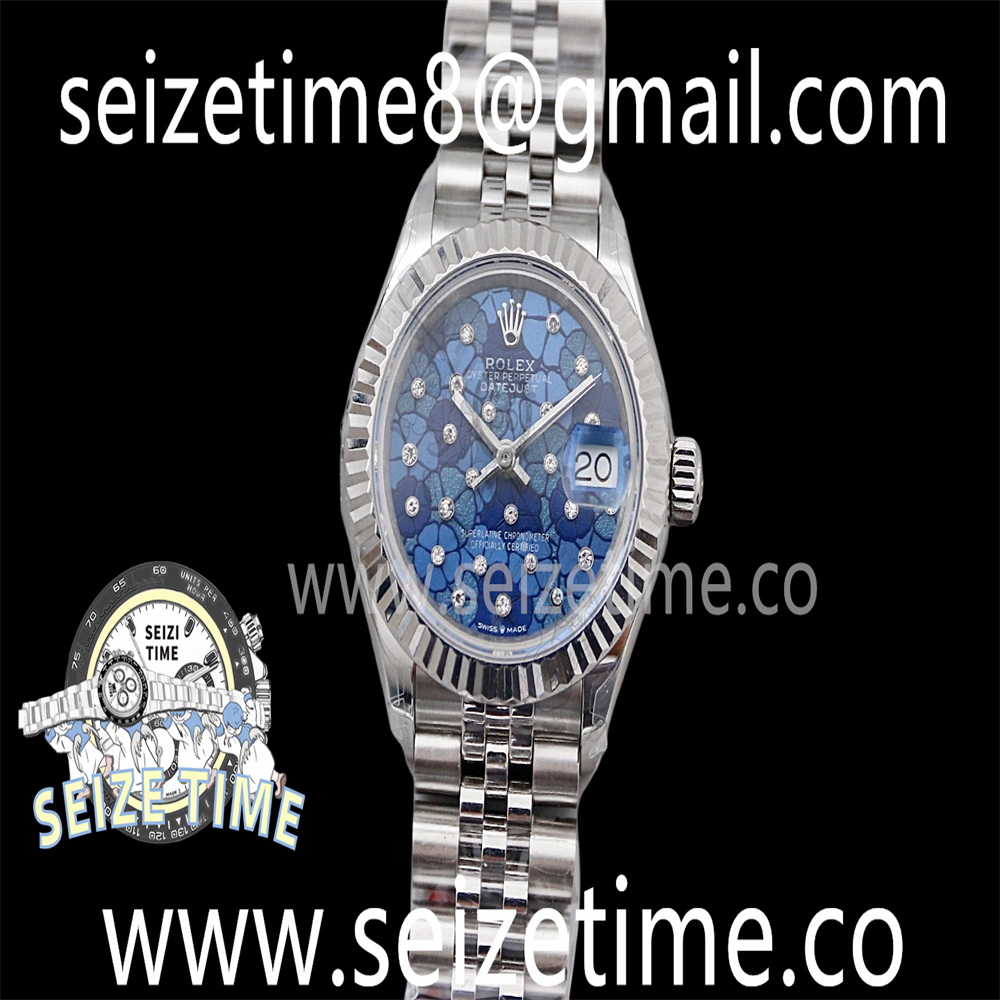 Datejust 28mm 904L SS TWSF Blue Dial on SS Jubilee Bracelet