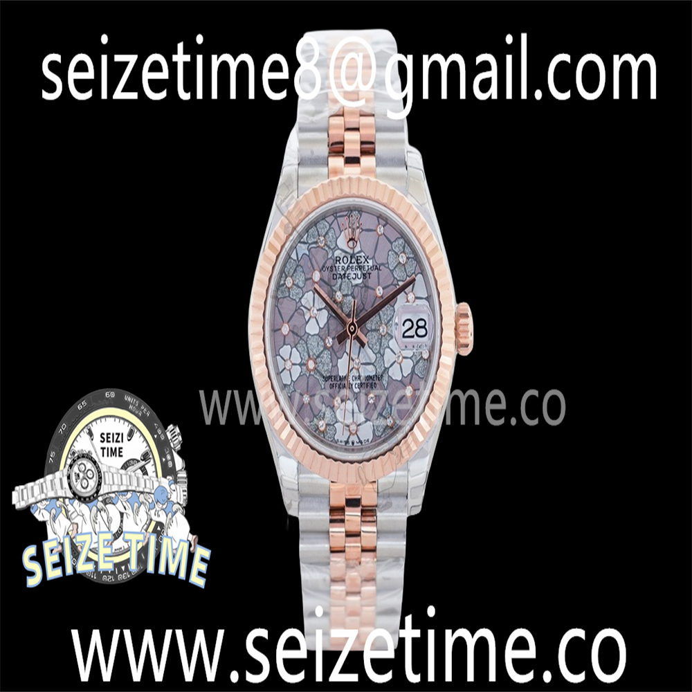 Datejust 31mm RG/SS EWF Best Edition Grey Flowery Dial on RG/SS Jubilee Bracelet A2268