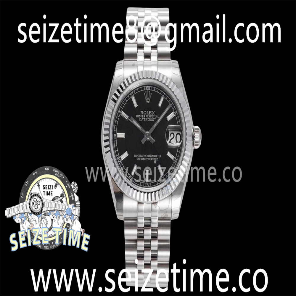 Datejust 31mm SS GSF Black Dial on SS Jubilee Bracelet NH05