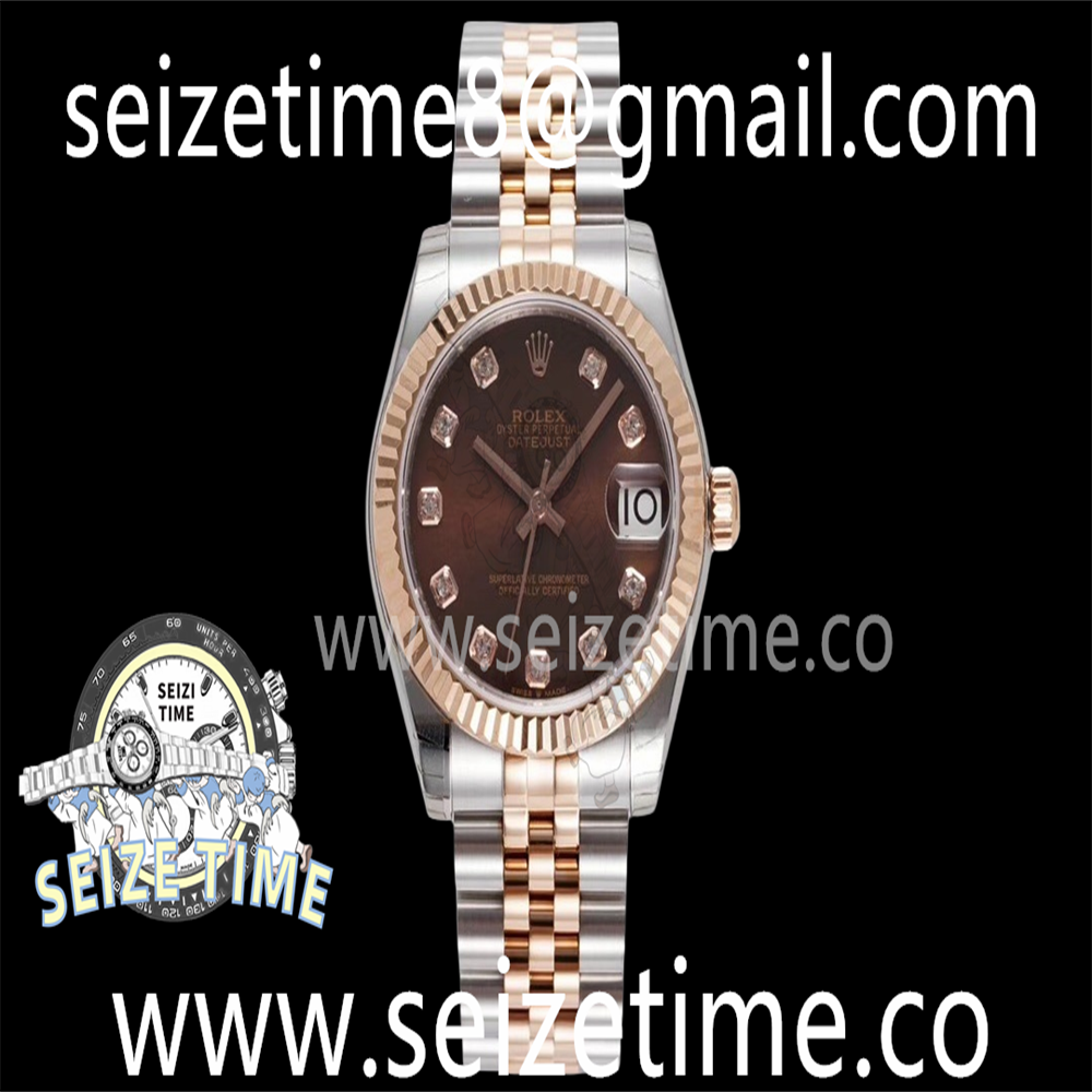 Datejust 31mm RG/SS GSF Brown Dial on RG/SS Jubilee Bracelet NH05