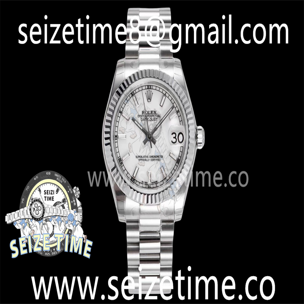 Datejust 31mm SS GSF White Dial on SS Oyster Bracelet NH05
